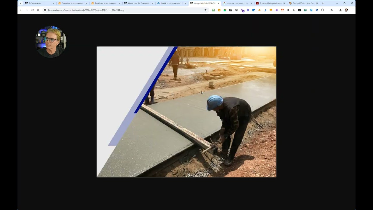 SEO Review of Concrete Contractor Website