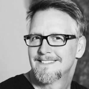 Brian Clark, digital marketing professional, headshot in black and white