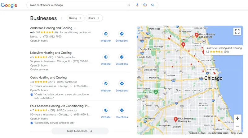 Seo For Hvac Contractors: What You Need To Know 4 Google Map Pack results and rankings