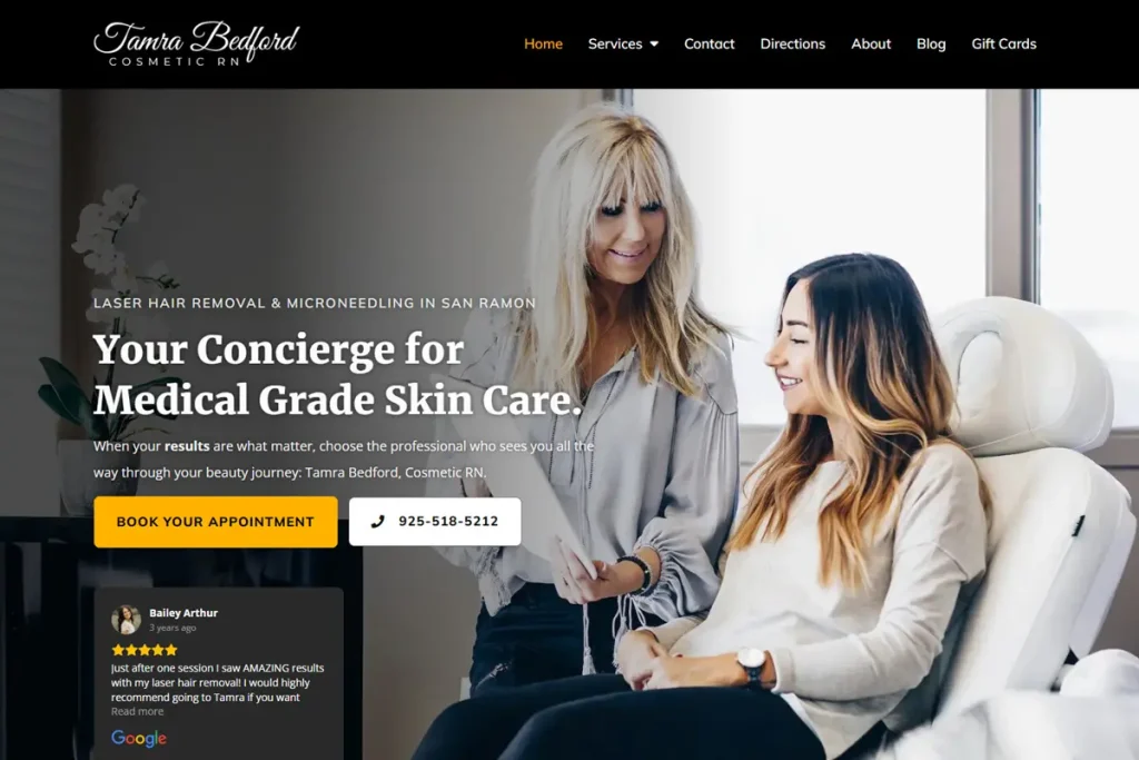 Tamra Bedford, Cosmetic RN for laser hair removal in San Ramon, CA
