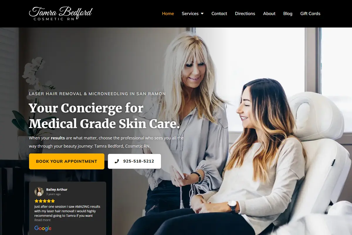 Blog 6 Tamra Bedford, Cosmetic RN for laser hair removal in San Ramon, CA