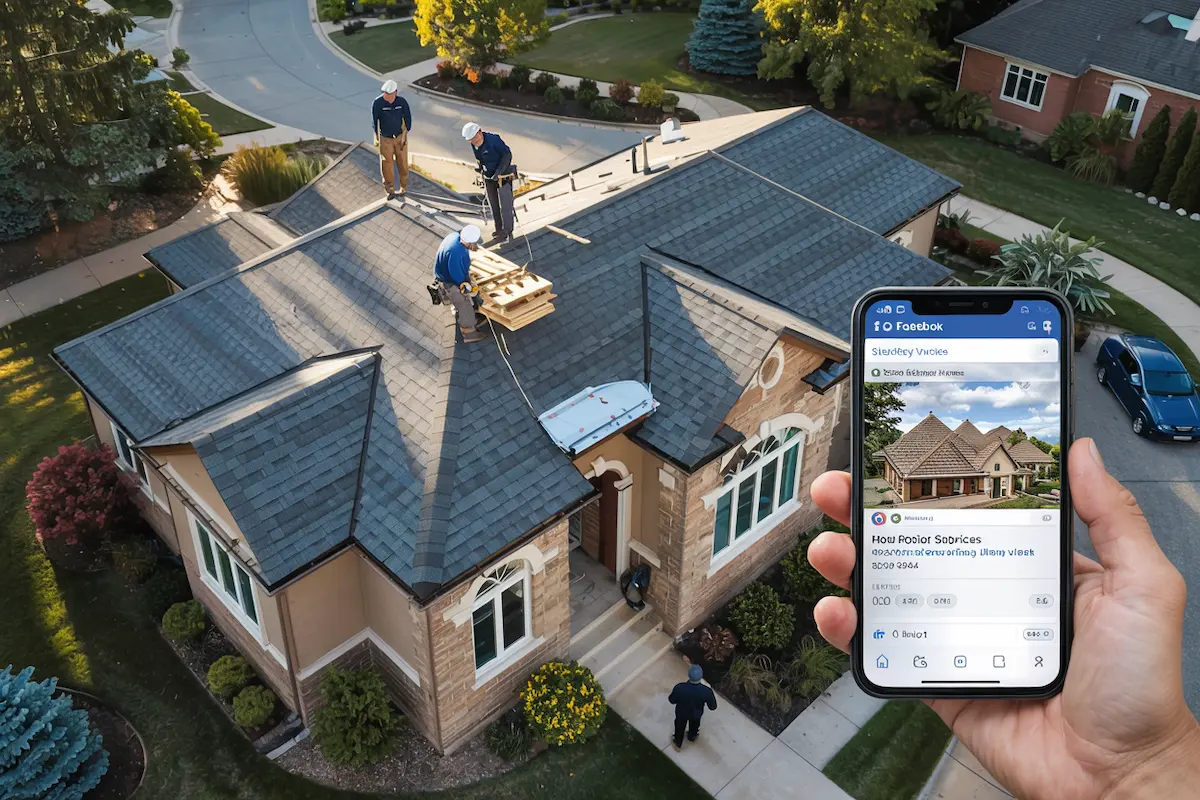 Case Studies 1 Social media advertising for a roofing company - 13x returns!