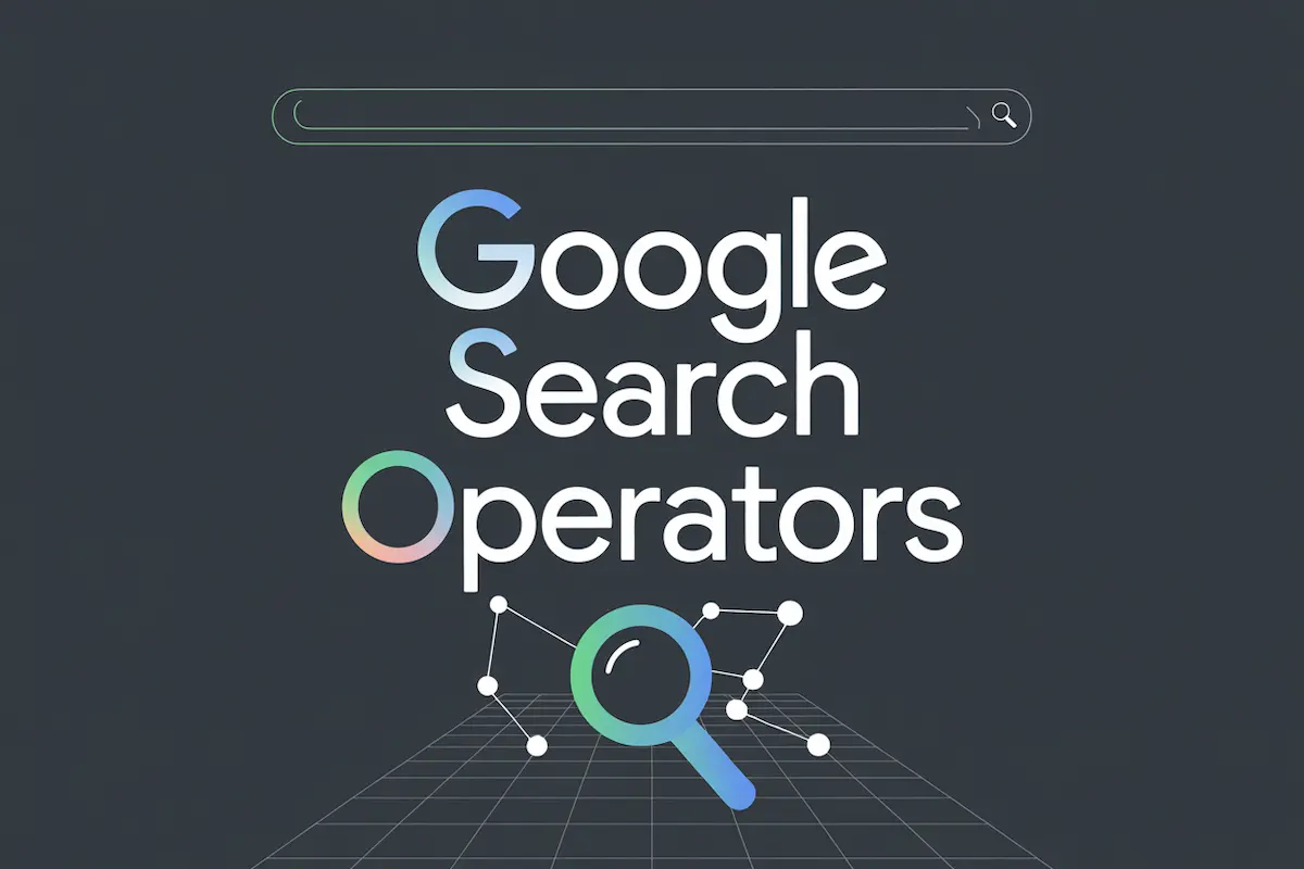 Blog 9 featured image for article about Google search operators