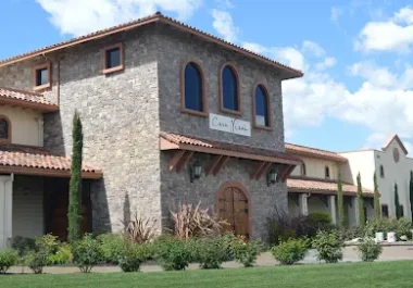 Ruby Hill Winery tasting room exterior in Pleasanton, CA
